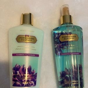 Body spray and lotion